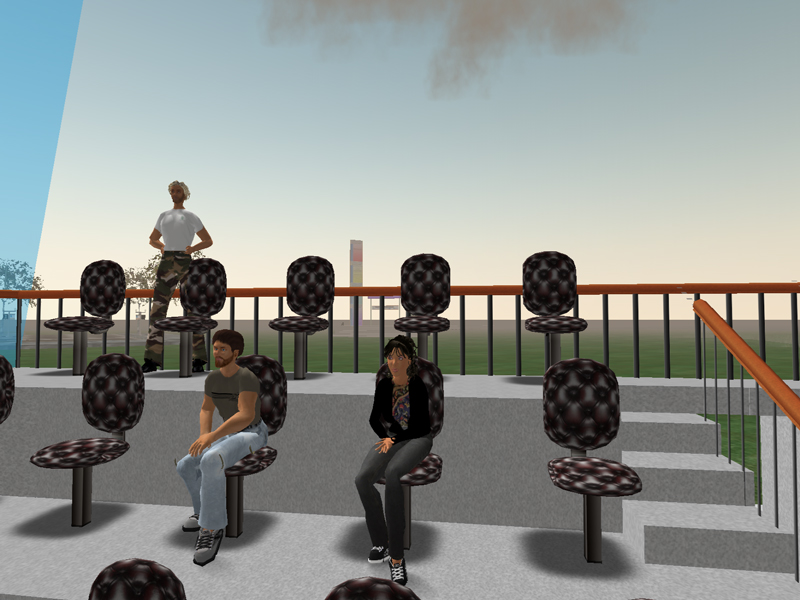 DW and GG Sitting in the YKSL Netroots Stadium