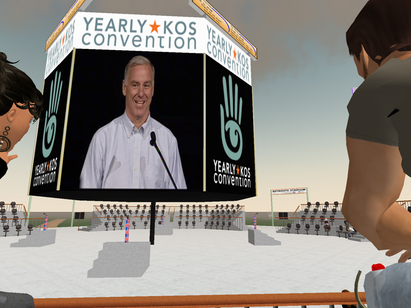 DW and GG Sitting in the YKSL Netroots Stadium